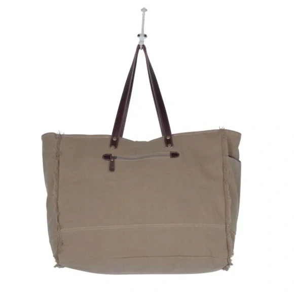 New Bohemian Aztec Western Print Weekender Travel Tote Bag - Picture 5 of 7